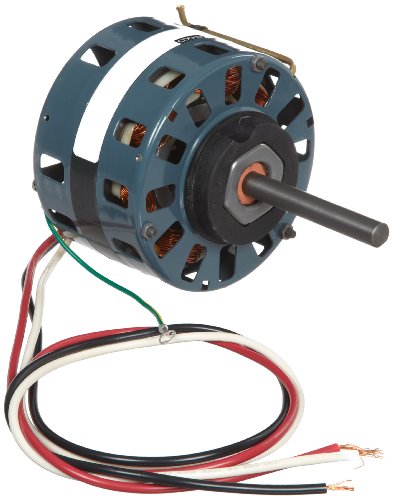 Fasco D178 5" Frame Open Ventilated Shaded Pole Direct Drive Blower Motor with Sleeve Bearing, 1/8-1/11HP, 1050rpm, 115V, 60Hz, 4.5-3.4 amps