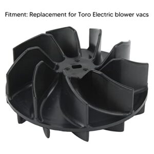 Vacuum Impelle Fan, Electric Blower Vacuum Impeller Fan, 125 0494 Compatible with Toro Electric Blower Vac Vacuum Impeller Fan