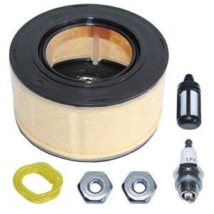 aumel air filter fuel line bar nut kit for stihl ms261 ms271 ms291 ms311 ms381 chainsaw replace 1141 120 1600.