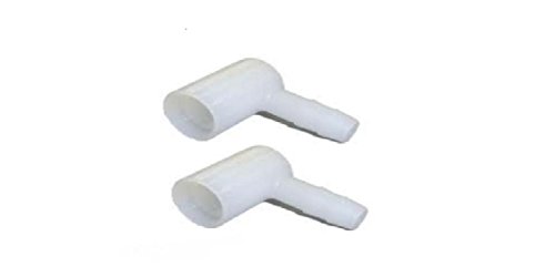 Tecusmeh Carburetor Gas Line Inlet Plastic Elbow Fitting 640363 - 2 Pack