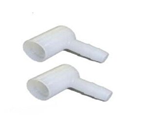 Tecusmeh Carburetor Gas Line Inlet Plastic Elbow Fitting 640363 - 2 Pack