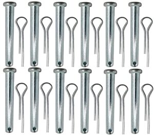 dawnow replace 703063 1668344 1686806yp fits most newer snapper & john deere snowthrowers shear pin kit (12 pack)