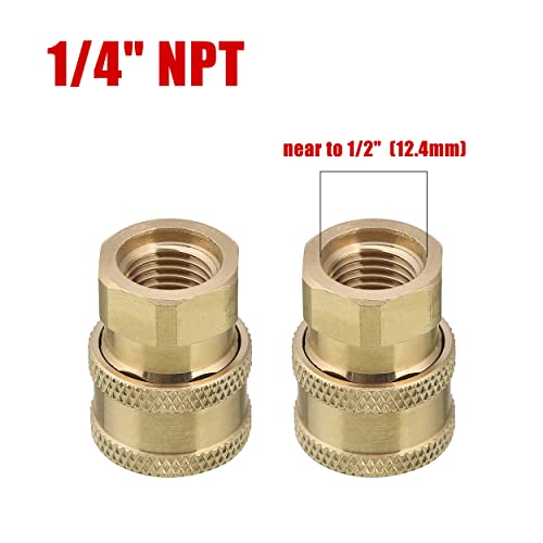 Tool Daily Pressure Washer Coupler, 1/4 Inch Quick Connect