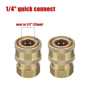 Tool Daily Pressure Washer Coupler, 1/4 Inch Quick Connect