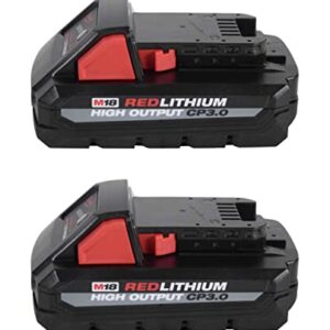 Milwaukee M18 18V 48-11-1835 High Output 3.0Ah Lithium Ion Battery 2 Pack