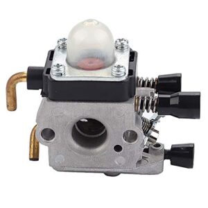 Butom FS45 HS45 Carburetor for STIHL FS55R FS38 FS46 FS55 KM55R HL45 FS45L FS45C FS46C FS55C FS55RC String Trimmer Weed Eater C1Q-S71 C1Q-S186 4140-120-0619 with Filter Cap Fuel Filter Kit