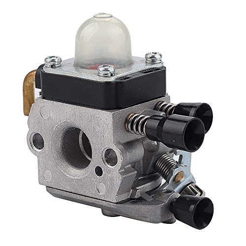 Butom FS45 HS45 Carburetor for STIHL FS55R FS38 FS46 FS55 KM55R HL45 FS45L FS45C FS46C FS55C FS55RC String Trimmer Weed Eater C1Q-S71 C1Q-S186 4140-120-0619 with Filter Cap Fuel Filter Kit