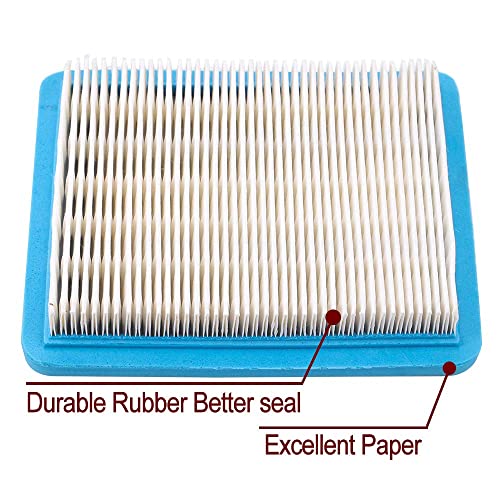 Butom 491588S 491588 Air Filter + 493537S 493537 Pre-cleaner for Briggs and Stratton engines w/Spark Plug