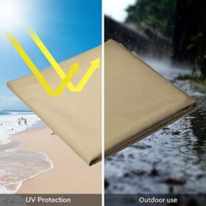 Yescom Outdoor Patio Umbrella Protective Cover Bag 180g Polyester Fabric Weatherproof Fits 5' 6' 7' 8' 9' 10' Umb