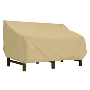 classic accessories terrazzo water-resistant 104 inch deep seated patio loveseat cover