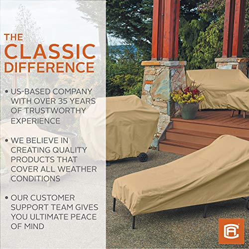 Classic Accessories Terrazzo Water-Resistant 104 Inch Deep Seated Patio Loveseat Cover