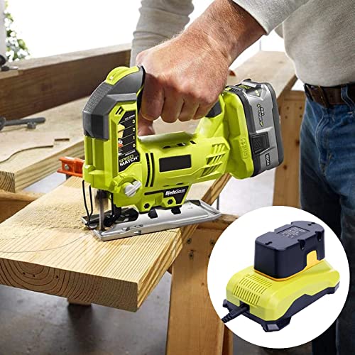 Lasica Compatible with Ryobi P117 One+ Battery Charger, Replacement for Ryobi 12V-18V ONE+ Plus Cordless Power Tool Battery Charger