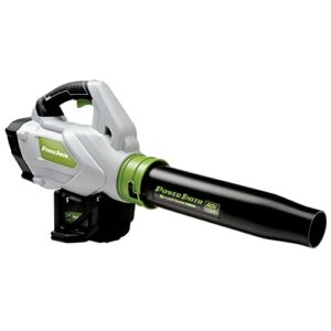 powersmith pbl140jh 40v max battery-powered cordless leaf jet blower – brushless motor – powered by eco-friendly lithium-ion technology, battery & charger included