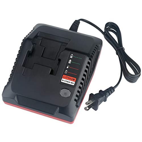 Lasica 18V 3.0A Fast Battery Charger PCXMVC Replacement for Porter-Cable 18-Volt PC18B NiCd, NiMh & Lithium Cordless Tool Battery Packs PC18BL PC18BLEX Compatible with Porter Cable 18V Charger PCMVC