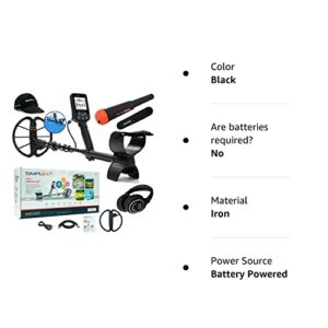 Nokta Makro Simplex+ WHP Waterproof Detector with 11" Coil & Wireless Headphones, and Pinpointer