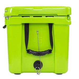 Frosted Frog Original Green 45 Quart Ice Chest Heavy Duty High Performance Roto-Molded Commercial Grade Insulated Cooler