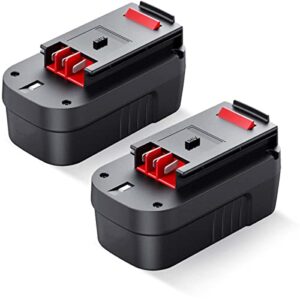 【upgraded to 4000mah】 2pack hpb18 battery compatible with black and decker 18v battery ni-mh hpb18-ope fsb18 tools 244760-00 a1718 fs18fl fsb18 firestorm cordless power