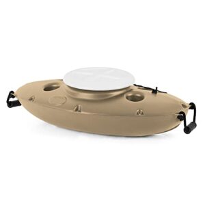 creekkooler – outdoor insulated floating cooler – 30 quart – beige