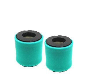 mowfill 2 pack 798897 794935 air cleaner cartridge filter with 593217 pre filter replace for briggs stratton 653412, 592496 fits 44m977 44p977 44q977 49l977 49m977 lawn mower air filter
