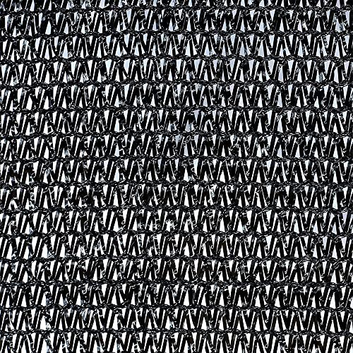 EVETTO 70% Sunblock Shade Cloth Net Black UV Resistant, Garden Shade Mesh Tarp for Plant Cover, Greenhouse, Barn. Top Shade Cloth Quality Panel for Flowers, Plants, Patio Lawn (10×10ft(3×3m))