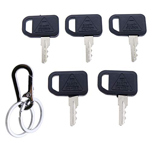 JEENDA 5PCS Ignition Keys AM131841 for John Deere 300 400 GT GX LX Series 130 160 165 Gator 4X2 6X4 Gator Key