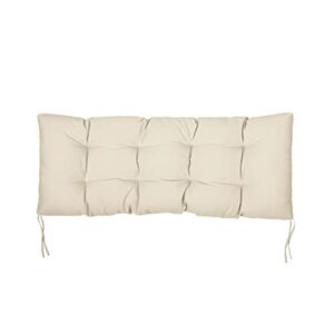 mozaic home solid bench cushion, 37 x 17 x 2, natural