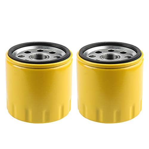 Butom 52 050 02-S Oil Filter Capacity for Kohler Husqvarna AYP Poulan John Deere CH11-CH25 CV11-CV22 M18-M20 MV16-MV20 SV715 SV725 SV735 CV13S CV15S CV640 SV730 SV810 SV820 SV830 and SV840 (2 Pack)