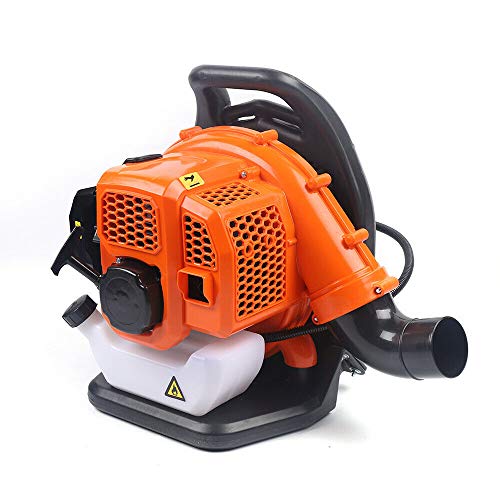 2 Stroke Gas 42.7cc Backpack Blower Single Cylinder Professional Gas Backpack Leaf Blower Backpackable Snow-Blowing