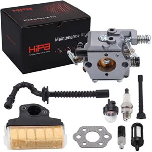 hipa ms250 carburetor for sthil 025 023 021 ms210 ms210c ms230 ms230c ms250c chainsaw w tune up kit air filter fuel line