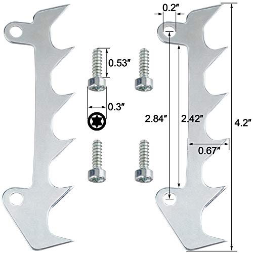 PAGOW 2 Pairs MS170 Metal Bumper Spike Felling Dog & Screw for Stihl MS180 MS200 MS201 MS210 MS230 MS250 MS171 MS181 MS211 017 018 020 021 023 025 019T MS190T MS192T MS193T MS200T Chainsaw