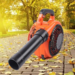 25.4cc 2-stroke gas powered leaf blower handheld portable hair dryer snow removal road maintenance greening cleaning cycle grass cleanup 7500r/min usa