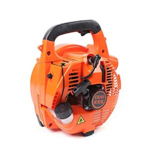 25.4CC 2-Stroke Gas Powered Leaf Blower Handheld Portable Hair Dryer Snow Removal Road Maintenance Greening Cleaning Cycle Grass Cleanup 7500r/min USA