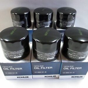 KOHLER 12 050 01-S Engine Oil Filter For CH18 - CH25 And CV18 - CV25- 6 pack