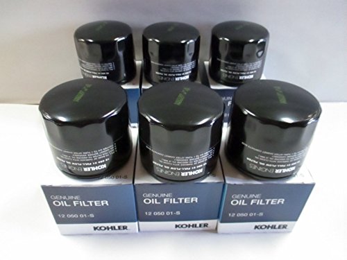 KOHLER 12 050 01-S Engine Oil Filter For CH18 - CH25 And CV18 - CV25- 6 pack