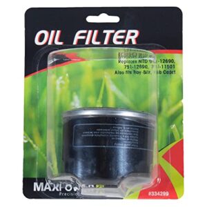 Maxpower 334299 Oil Filter for MTD, Cub Cadet, Troy-Bilt Replaces OEM # 951-12690 and 751-11501