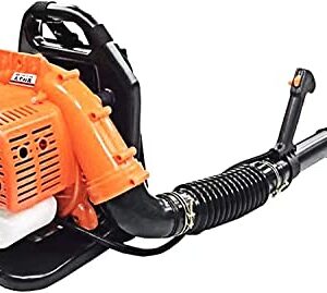 GDAE10 42.7CC 2 Stroke Backpack Leaf Blower Gas Powered 156MPH Leaf Blowers Cordless for Lawn Care,Commercial Gasoline Leaf Blower with Harness