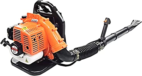 GDAE10 42.7CC 2 Stroke Backpack Leaf Blower Gas Powered 156MPH Leaf Blowers Cordless for Lawn Care,Commercial Gasoline Leaf Blower with Harness