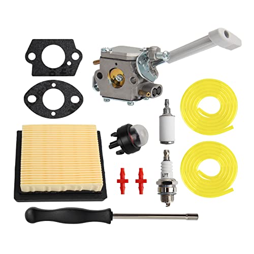 Carbbia BP42 Carburetor 308054079 308054093 WT-1086 w/Air Filter 900777005 for Ryobi RY08420A RY08420 Backpack Blower 530069247 Carb Tune Up Kit Air Filter Adjustment Tool