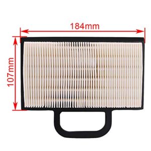 Powtol 698754 273638 Air Filter 691035 Fuel Filter 696854 Oil Filter for Briggs and Stratton Engines 499486 499486S Intek Extended Life Series V-Twin 18-26 HP Lawn Mower