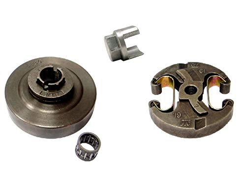 SPERTEK Clutch + Sprocket Drum 3/8 7T + Removal Tool for Husqvarna 455, 455 Rancher, 460, 460 Rancher