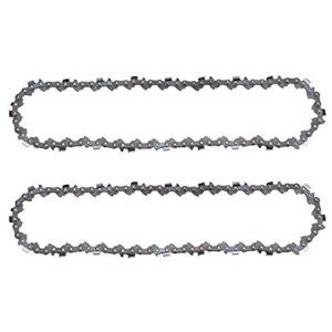 hayskill 10″ chainsaw chain 3/8 lp pitch .050 gauge 40dl for oregon remington poulan replacement pole saw chain 2pack