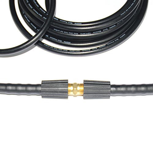 XZT 50FT 1/4-inch anti-kink High Pressure Washer Hose with Adapter,3000PSI Extension Hose for most brand pressure washer