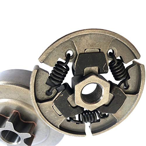 Sprocket Clutch 3/8" for Stihl 017 018 019 019T 021 023 025 MS170 MS180 MS190 192 CE, MS210 MS230 MS250 MS191 MS211 Chainsaw with Washer E-Clip Kit Chainsaw with Washer E-Clip Kit Re 1123 640 2073