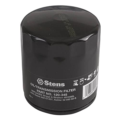 New Stens Oil Filter 120-345 Compatible with Onan P216, P218, P220, BFA, BGA, BGAL, BGD, BGDL, BGE, BGEL, BGM, B43G and B48GM, Woods With Kohler engines, Caterpillar 216B, 226B, 216B3 122-0185