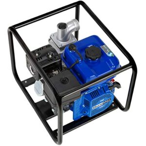 DuroMax XP652WP 208cc 158-Gpm 3600-Rpm 2-Inch Gasoline Engine Portable Water Pump, 50 State Approved, XP652WP, Blue