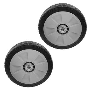 mayitop lawn mower rear wheels set of 2 replacement for honda lawnmower 42710-ve2-m02ze 42710-ve2-m00ze fits model hrr2169vka