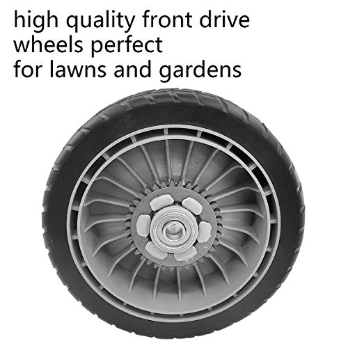 MAYITOP Lawn Mower Rear Wheels Set of 2 Replacement For Honda lawnmower 42710-VE2-M02ZE 42710-VE2-M00ZE fits model HRR2169VKA