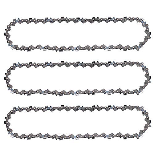 Hayskill 10 inch Chainsaw Saw Chain for Craftsman Poulan Remington Pole Chainsaw Parts 40 Dirve Links .050" Gauge 3/8" LP 3Pack