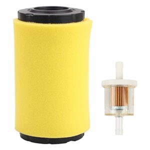 hipa 793569 793685 air filter/pre filter with fuel filter for compatible with briggs and stratton craftsman 793569 john deere la125 d120 mower tractor