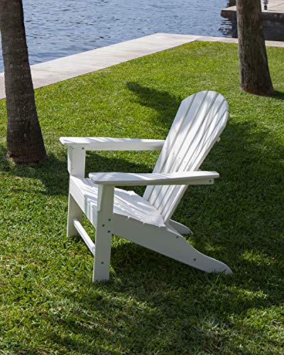 POLYWOOD SBA15GY South Beach Adirondack Chair